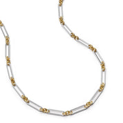 Daisy London | Polly Newman Mixed Metal Paperclip Chain Necklace