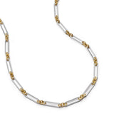 Daisy London | Polly Newman Mixed Metal Paperclip Chain Necklace