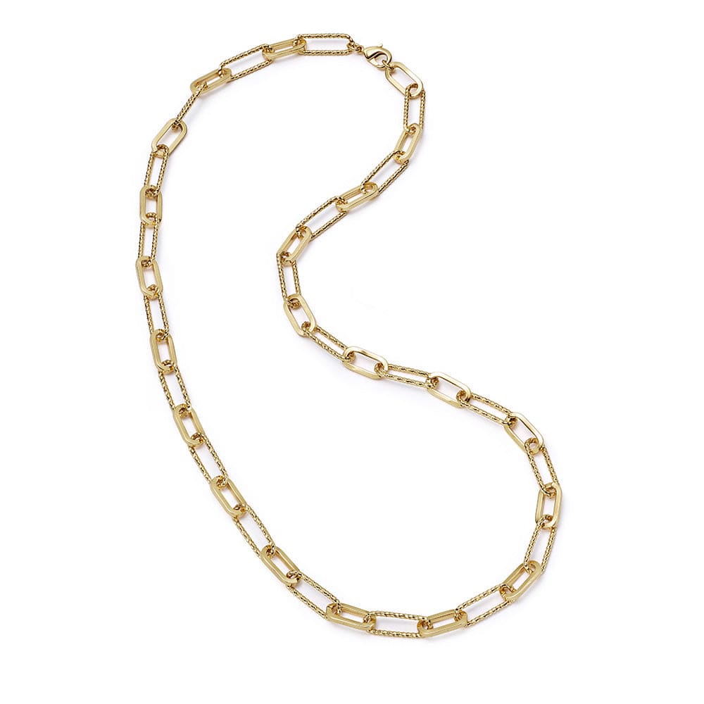 Daisy London | Polly Paperclip Chain Necklace 18ct Gold Plate