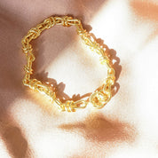 Daisy London | Polly Knot Chain Bracelet 18ct Gold Plate