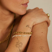 Daisy London | Polly Knot Chain Bracelet 18ct Gold Plate