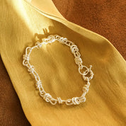 Daisy London | Polly Sayer Knot Bracelet - Silver Plate