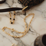 Daisy London | Polly Sayer Knot Chain Necklace - Gold Plate