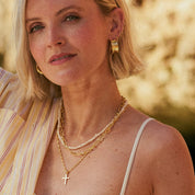 Daisy London | Polly Sayer Paperclip Necklace - Gold plate