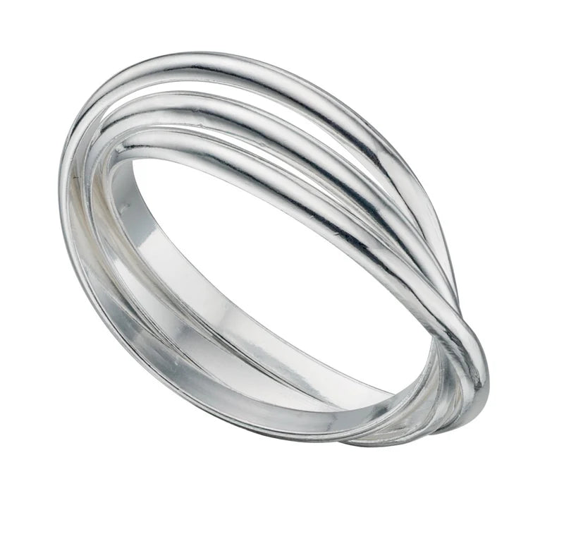 Penmans | Triple Russian Silver Wedding Ring