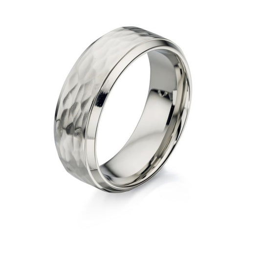 Fred Bennett | Hammered effect Silver Ring