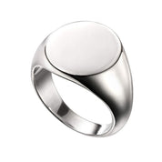 Penmans |  Gents Sterling Silver Round Signet Ring