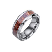 Fred Bennett | Tungsten & Wood inlay Ring