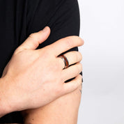 Fred Bennett | Tungsten & Wood inlay Ring