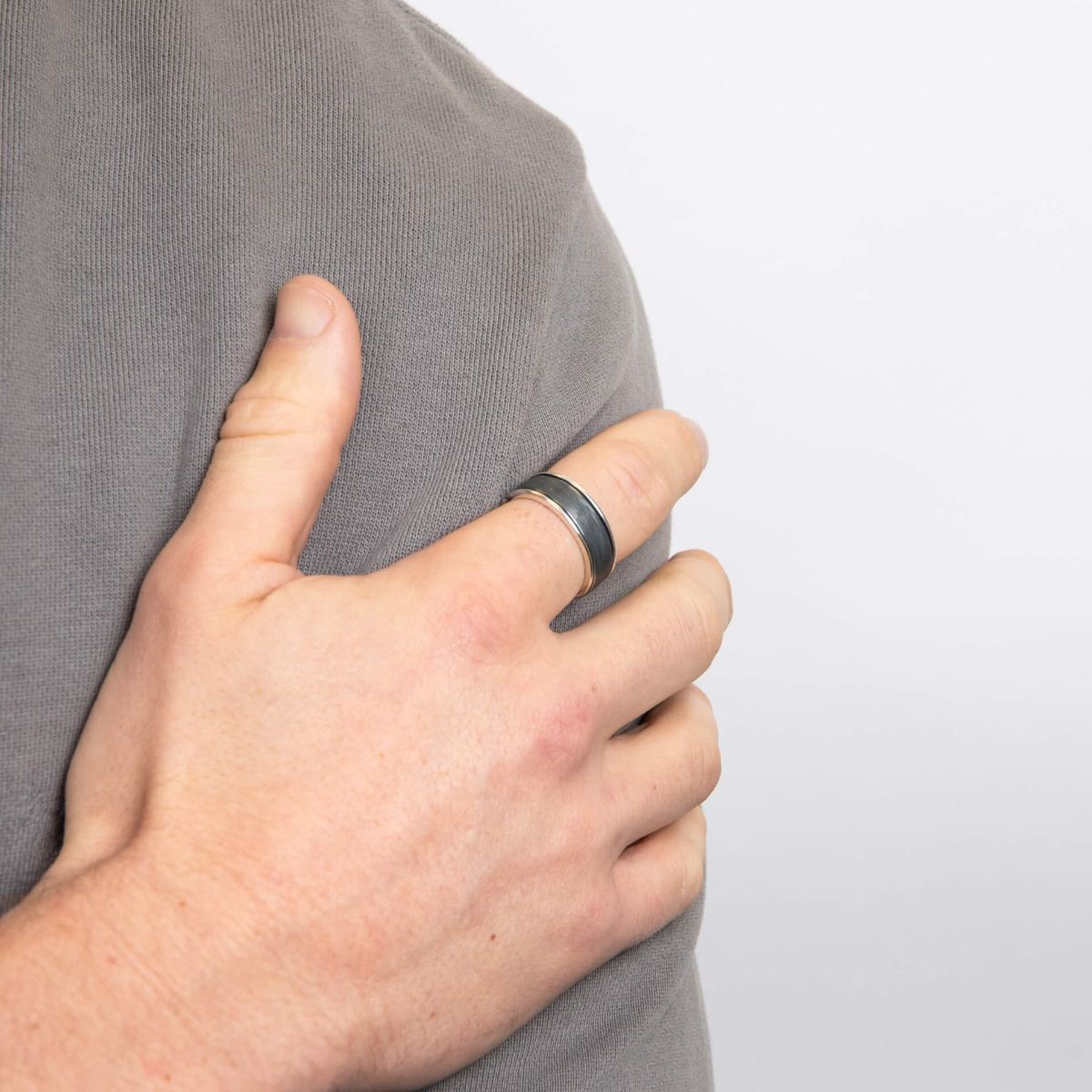 Fred Bennett | Brushed Steel Spinner Ring