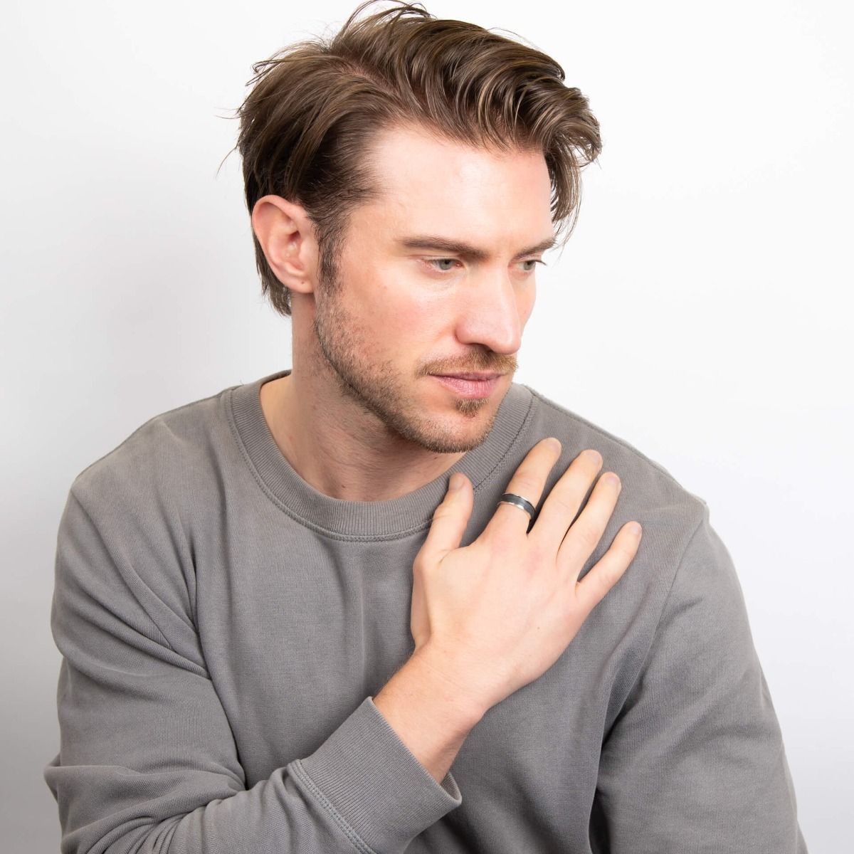 Fred Bennett | Brushed Steel Spinner Ring