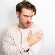 Fred Bennett | Stainless Steel Baguette Spinner Ring