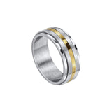Fred Bennett | Gold Stripe Spinner Ring