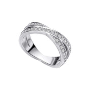 Diamonfire | Criss Cross Ring