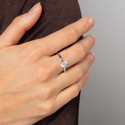 Diamonfire | 4 Claw Solitaire Ring