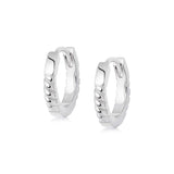 Daisy London |  Daisy Stacked Rope Huggie Hoops