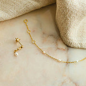 Daisy London | Treasures Seed pearl Chain Bracelet - Gold Plate