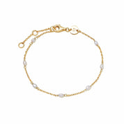 Daisy London | Treasures Seed pearl Chain Bracelet - Gold Plate
