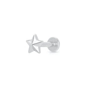 Scream Pretty |  Faceted Star Single Flat back Earring