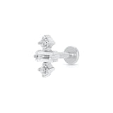 Scream Pretty | Jessica Baguette Single Flat Back Earring