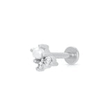 Scream Pretty | Pearl & Sparkle Single Flat Back Earring