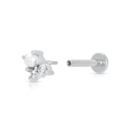 Scream Pretty | Pearl & Sparkle Single Flat Back Earring