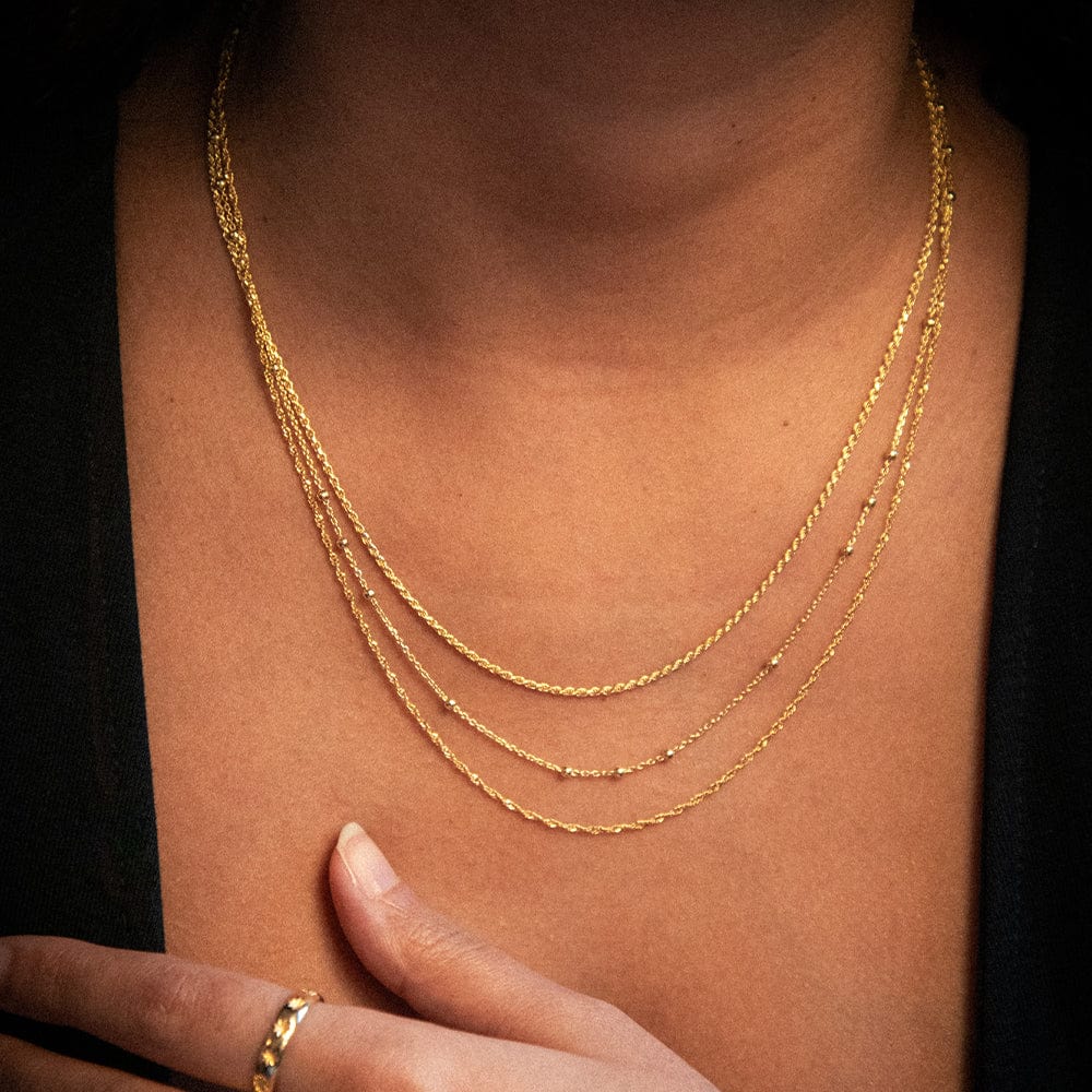 Daisy London |  Singapore Layering Chain - Gold Plate