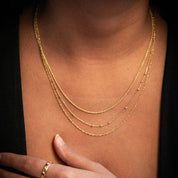 Daisy London |  Singapore Layering Chain - Gold Plate
