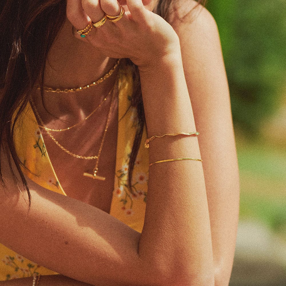 Daisy London | Spiral Snake Chain Bracelet