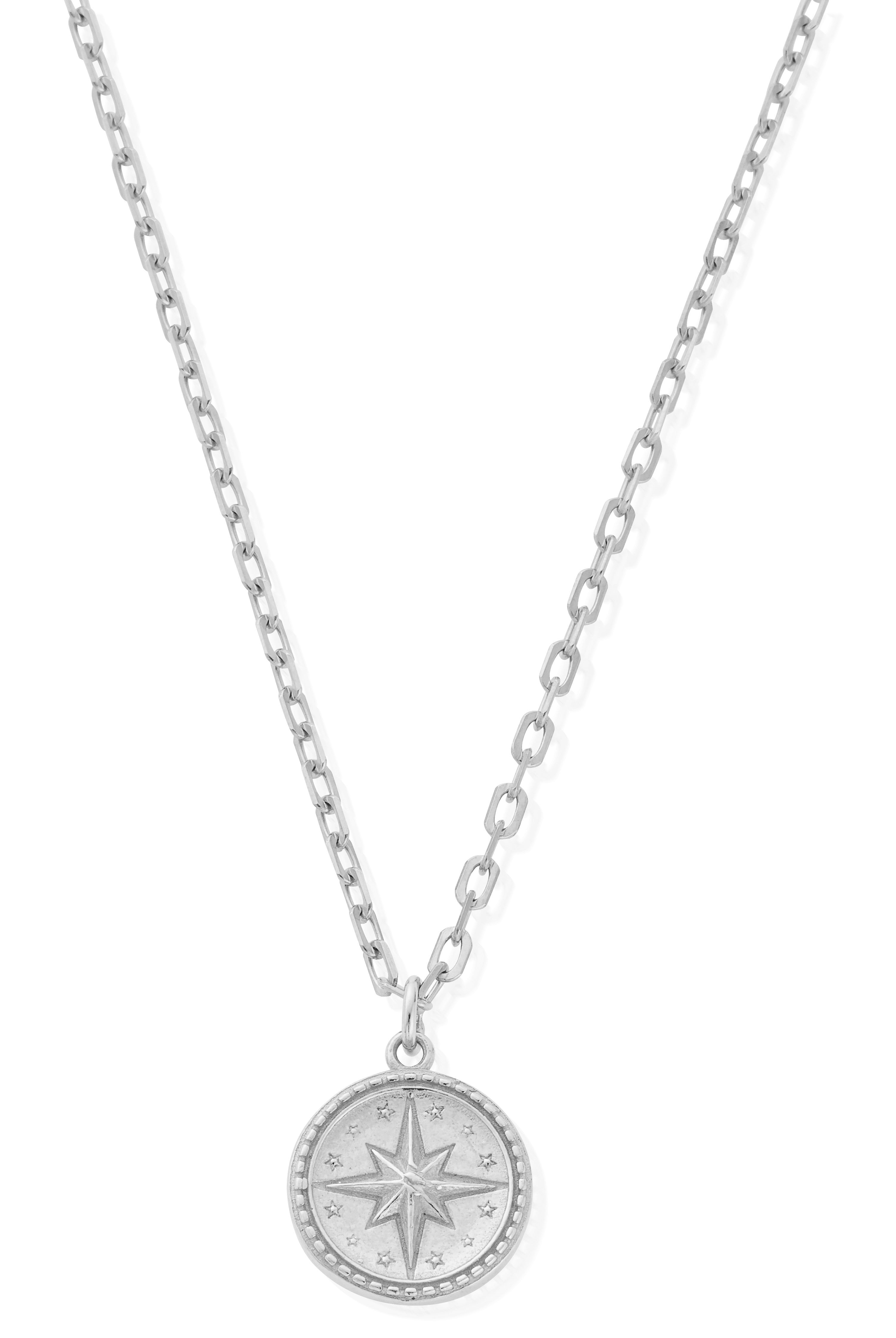 ChloBo | Light Anchor Chain Cosmic Compass Necklace