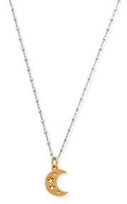 ChloBo | Gold & Silver Delicate Cube Starry moon Necklace