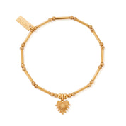 ChloBo | Gold Dainty Moon Cut Sparkle Glowing Beauty Bracelet