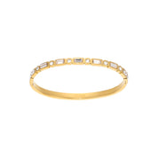 Bijoux De Mimi | Tanieta Gold Crystal Organic Bangle