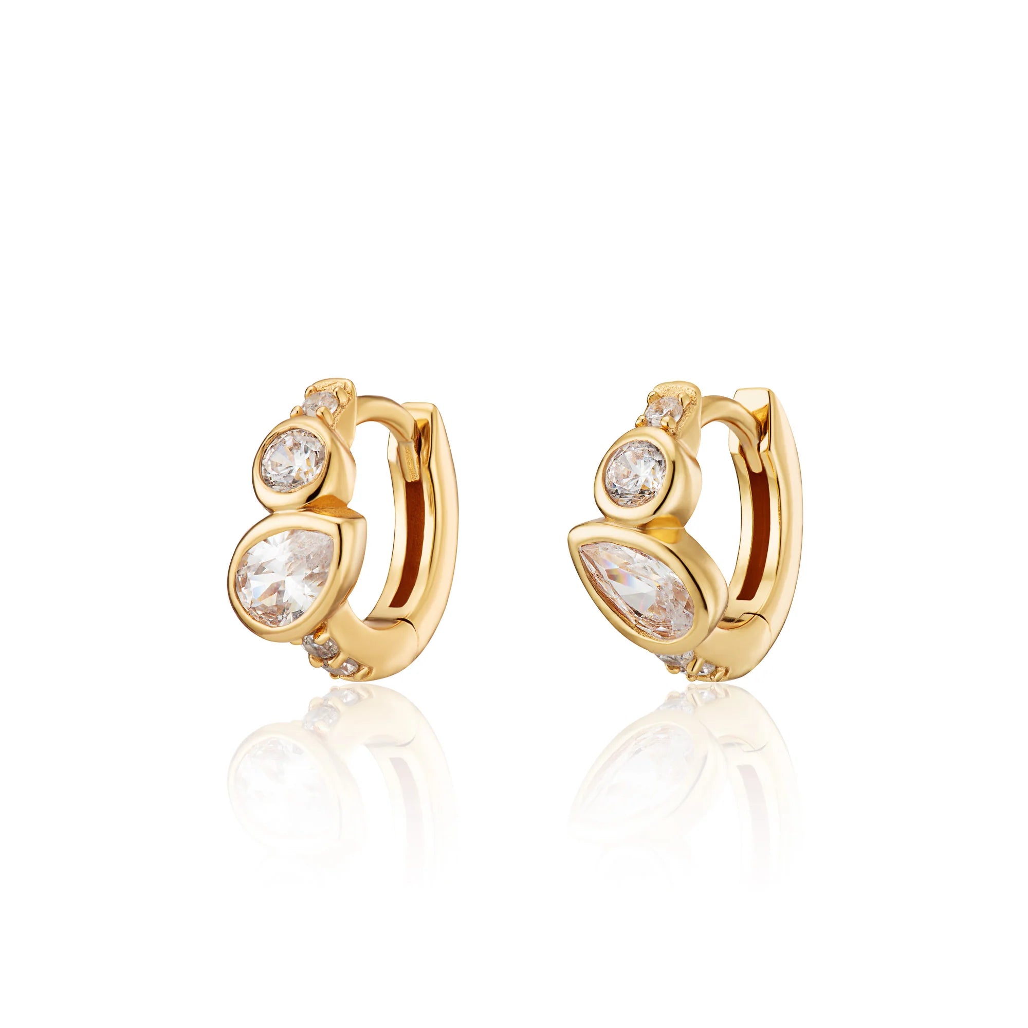 Scream Pretty | Toi Et Moi Huggie Earrings