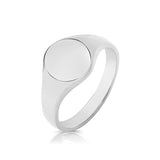 Penmans | Silver Oval Signet Ring