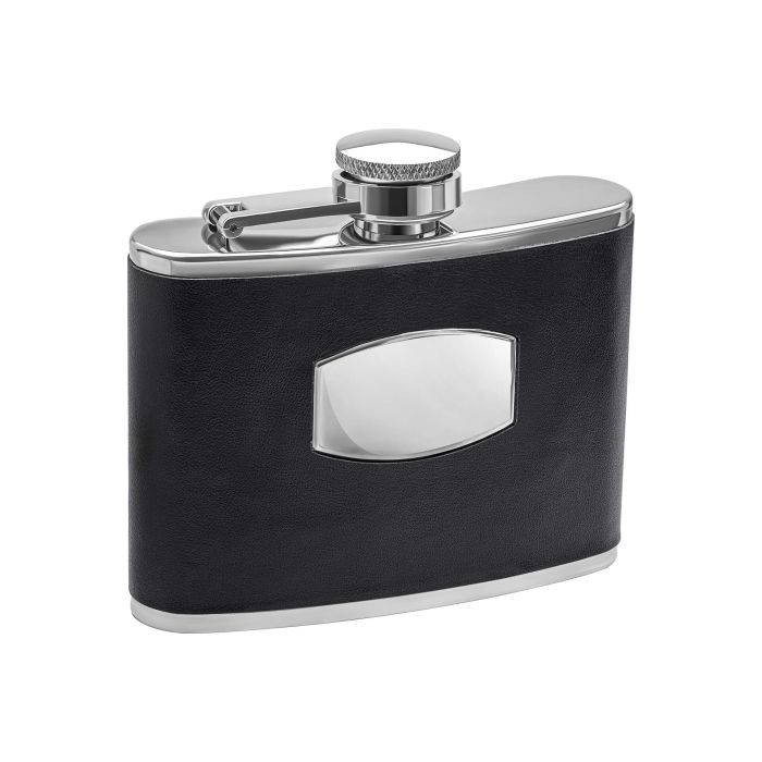 Fred Bennett | Leather & stainless steel Hip Flask