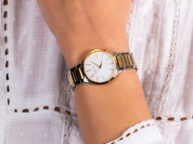 Bering | Two Tone polished 30mm Bracelet Watch