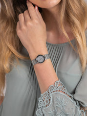 Bering |  Classic Collection 26mm Polished Mesh Watch