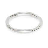 Daisy London |  Stacked thin Silver Stacking Ring