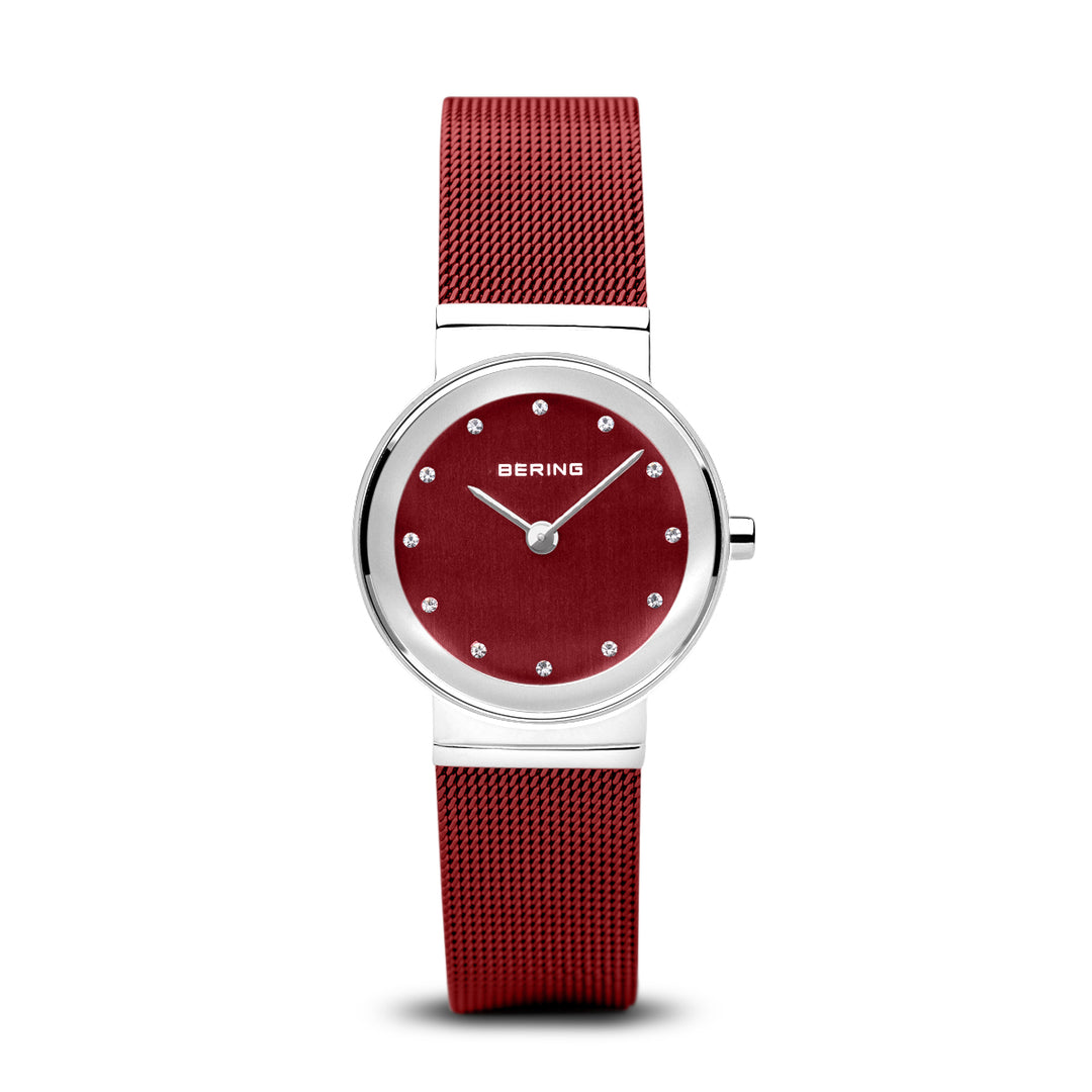 Bering |  Classic Collection 26mm Polished Mesh Watch