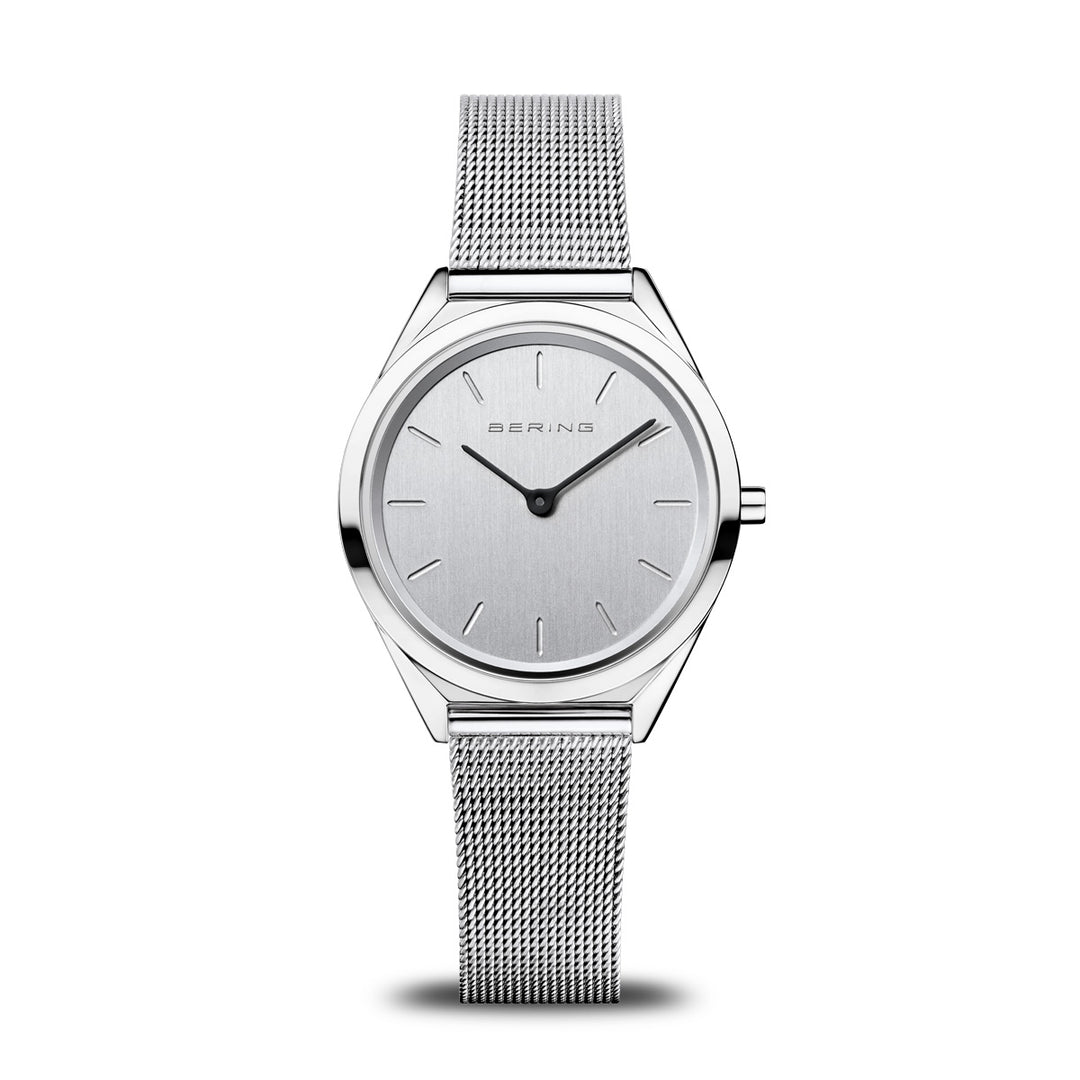Bering |  Ultra Slim 31mm Polished Mesh Watch