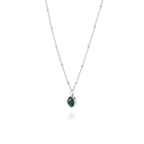 Daisy London |  Green Aventurine Healing Stone Sterling Silver Necklace