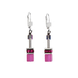 Coeur De Lion | GeoCUBE Earrings in Pink
