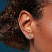 Kit Heath |  Revival Celeste Small Moon Stud Earrings