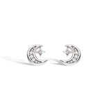Kit Heath |  Revival Celeste Small Moon Stud Earrings