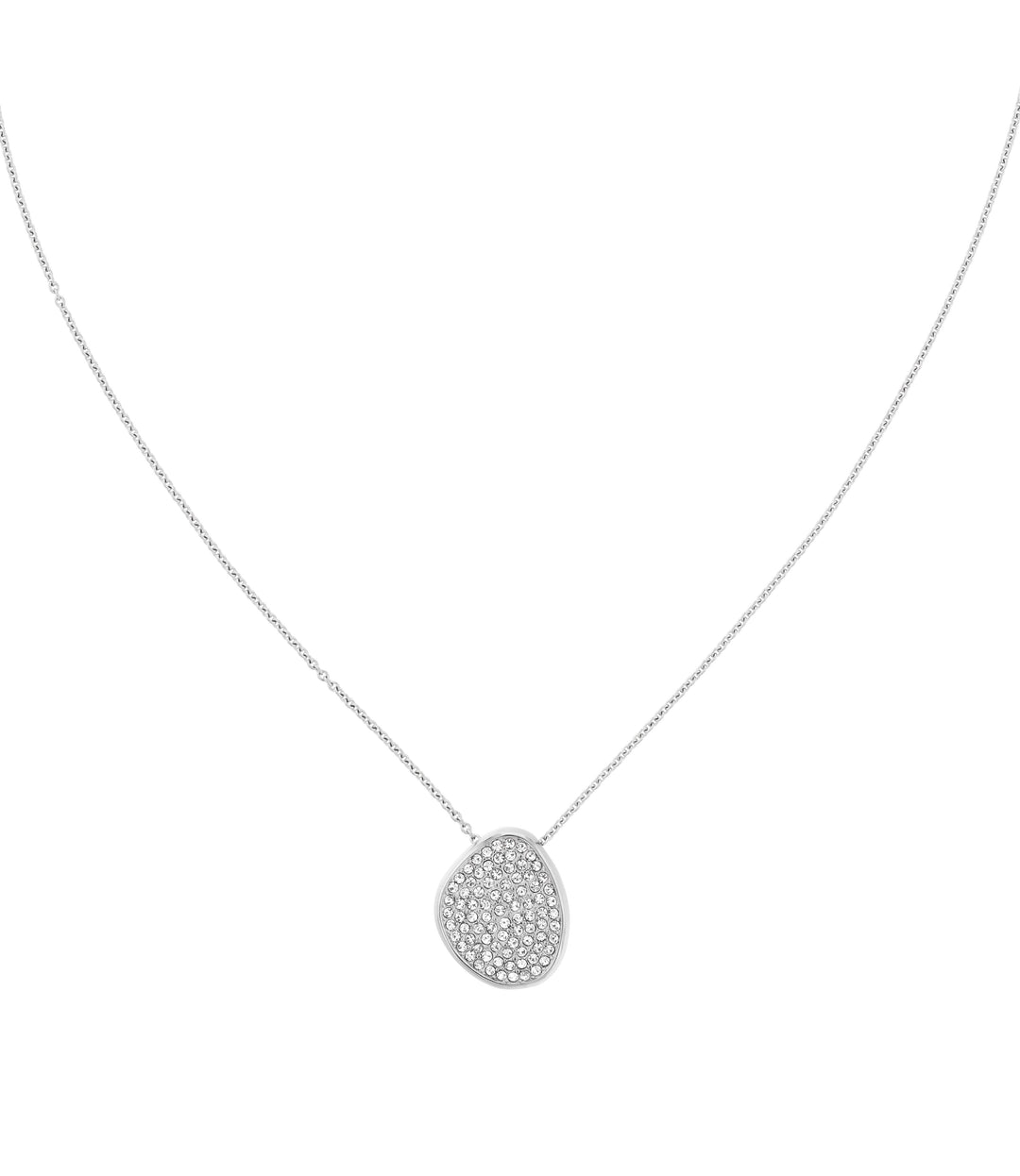 CK Crystal pebble Necklace