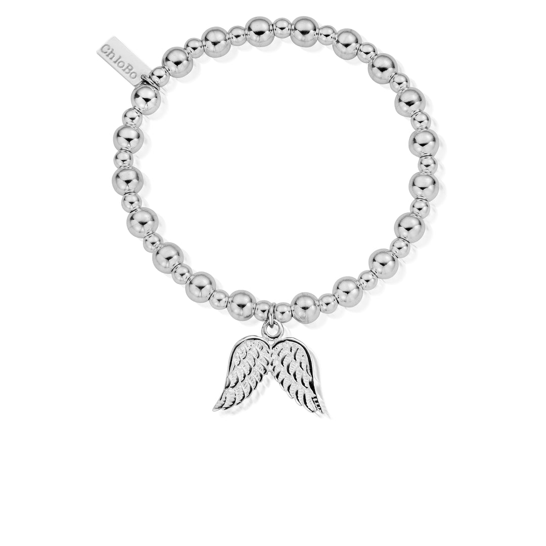 ChloBo |  Mini small Ball double angel wing Bracelet