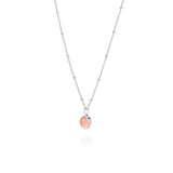 Daisy London |  Rose Quartz Sterling Silver Healing Necklace