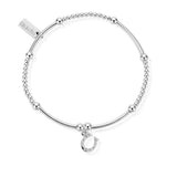 ChloBo |  Cute Mini Horseshoe Charm Sterling Silver Bracelet