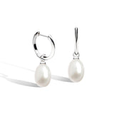 Kit Heath |  Astoria Pearl Drop Hoop Earrings